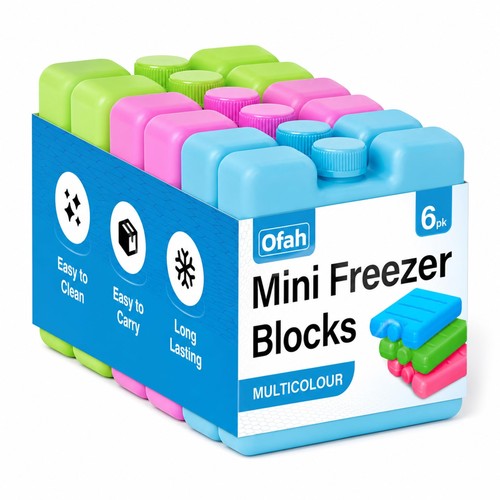 Small mini freezer blocks - 6,