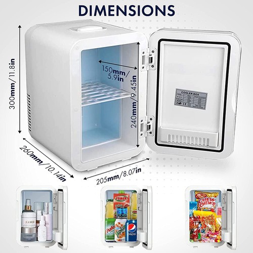 Portable white mini fridge - mini,