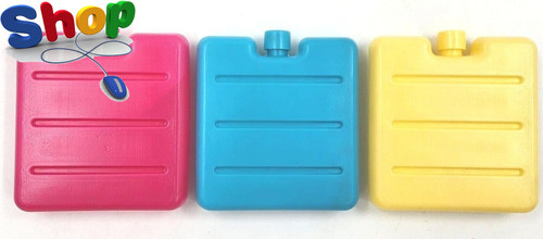 Small mini freezer blocks ice - blocks,